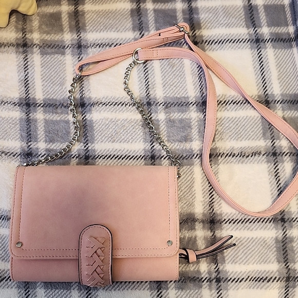 *SOLD*Blush Pink Crossbody/clutch Bag - Picture 1 of 8